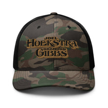 Load image into Gallery viewer, Hoekstra/Gibbs Camouflage trucker hat