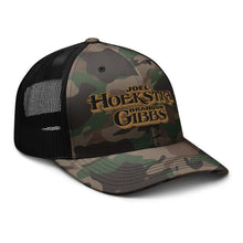 Load image into Gallery viewer, Hoekstra/Gibbs Camouflage trucker hat
