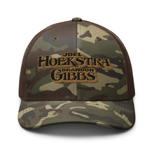 Load image into Gallery viewer, Hoekstra/Gibbs Camouflage trucker hat
