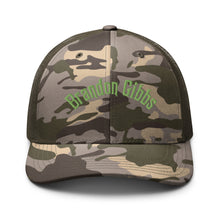 Load image into Gallery viewer, Brandon Gibbs Camouflage trucker hat