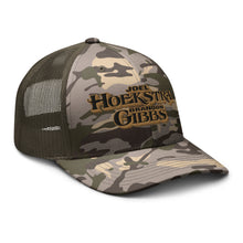 Load image into Gallery viewer, Hoekstra/Gibbs Camouflage trucker hat