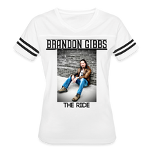 Load image into Gallery viewer, "The Ride" Exclusive Women’s Vintage Sport T-Shirt - white/black