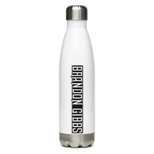 Load image into Gallery viewer, Brandon Gibbs Stainless Steel Water Bottle