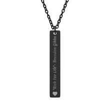 Load image into Gallery viewer, &quot;Rich For Life&quot;- Brandon Gibbs Engraved Necklace
