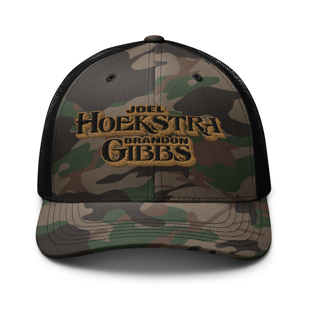 Hoekstra/Gibbs Camouflage trucker hat