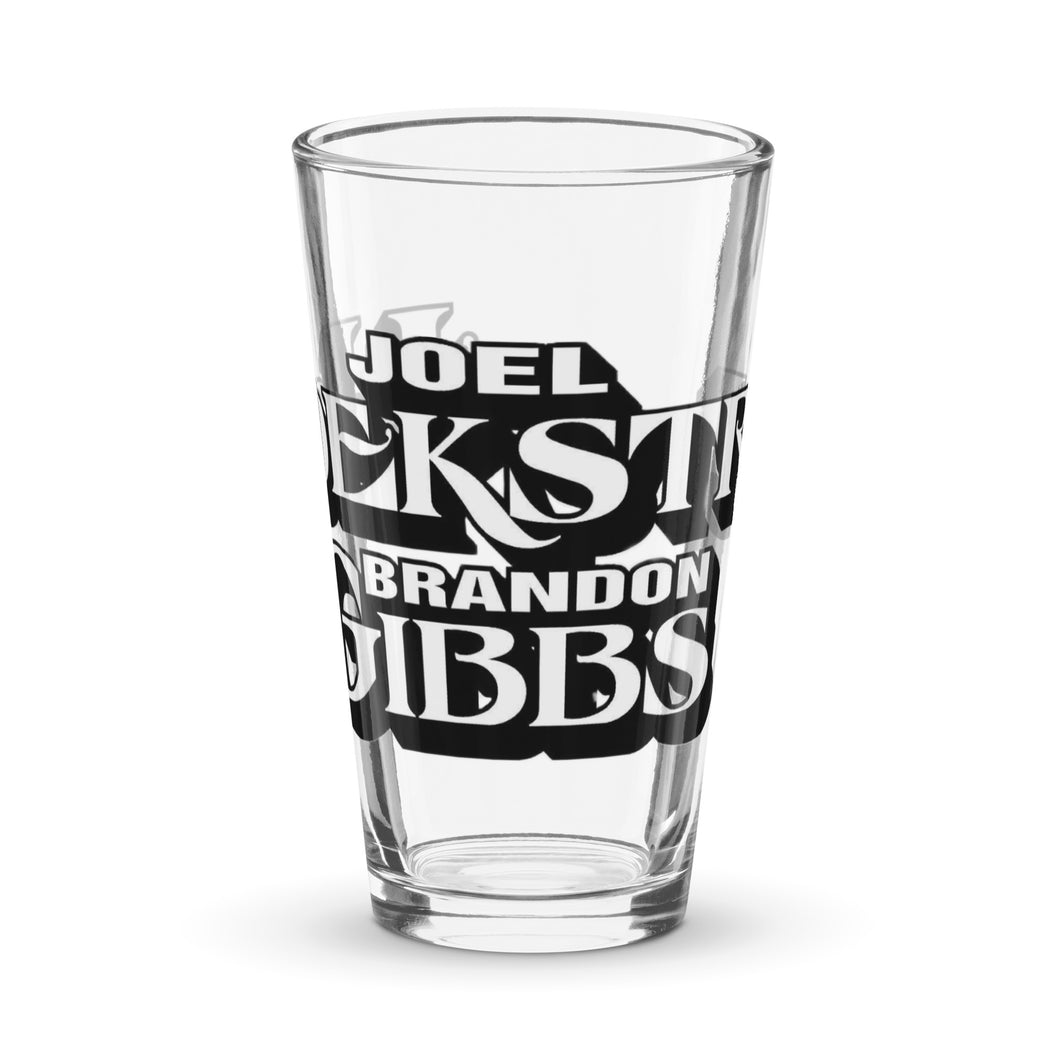 HOEKSTRA/GIBBS pint glass