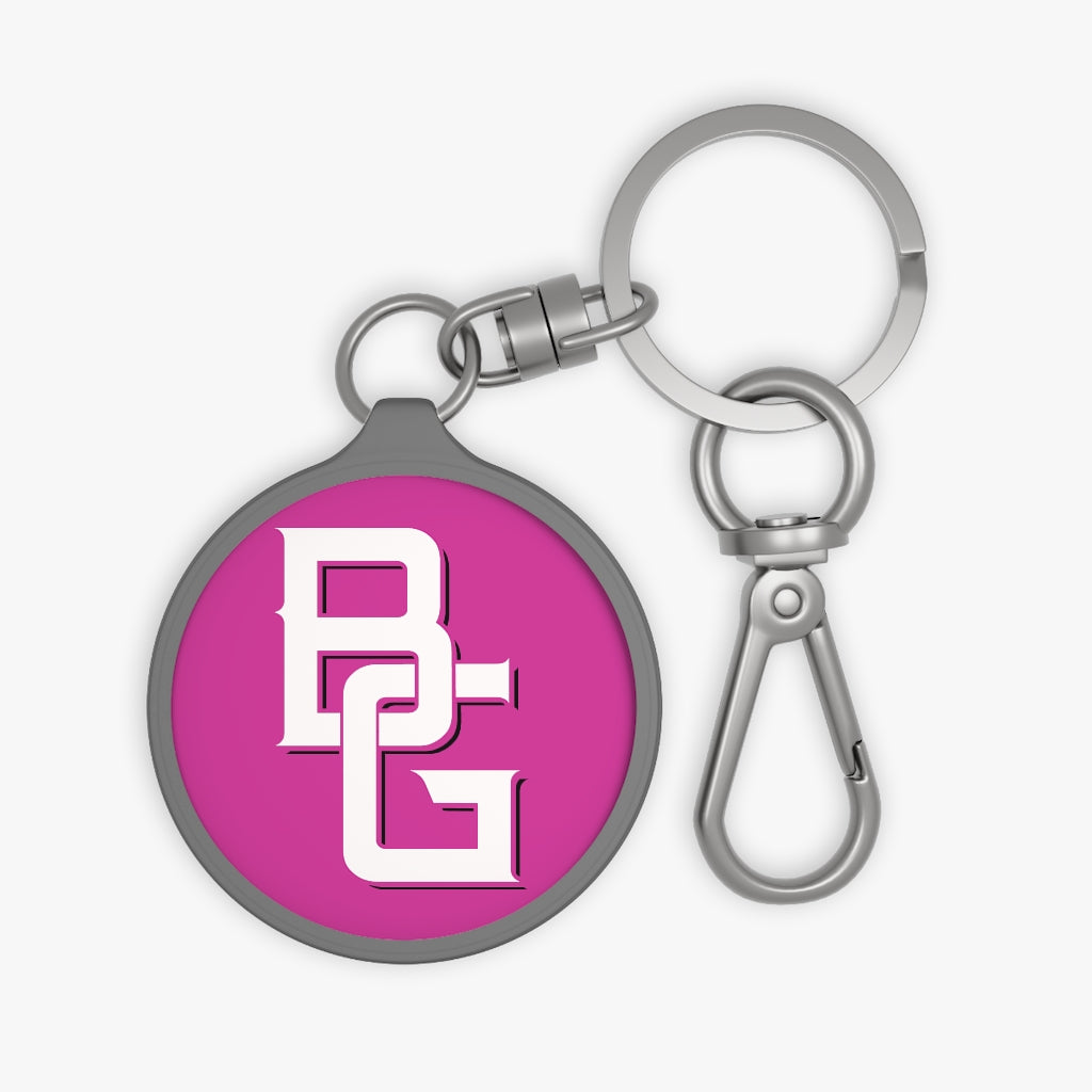 BG Hot Pink Keyring Tag