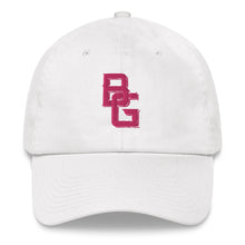 Load image into Gallery viewer, BG Embroidered Hot Pink Front/Back Twill Hat
