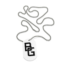 Load image into Gallery viewer, BG Dog Tag Black &amp; White
