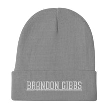 Load image into Gallery viewer, Brandon Gibbs Embroidered Beanie
