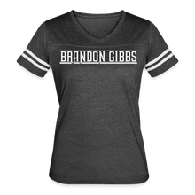 Load image into Gallery viewer, Brandon Gibbs Women’s Vintage Sport T-Shirt - vintage smoke/white
