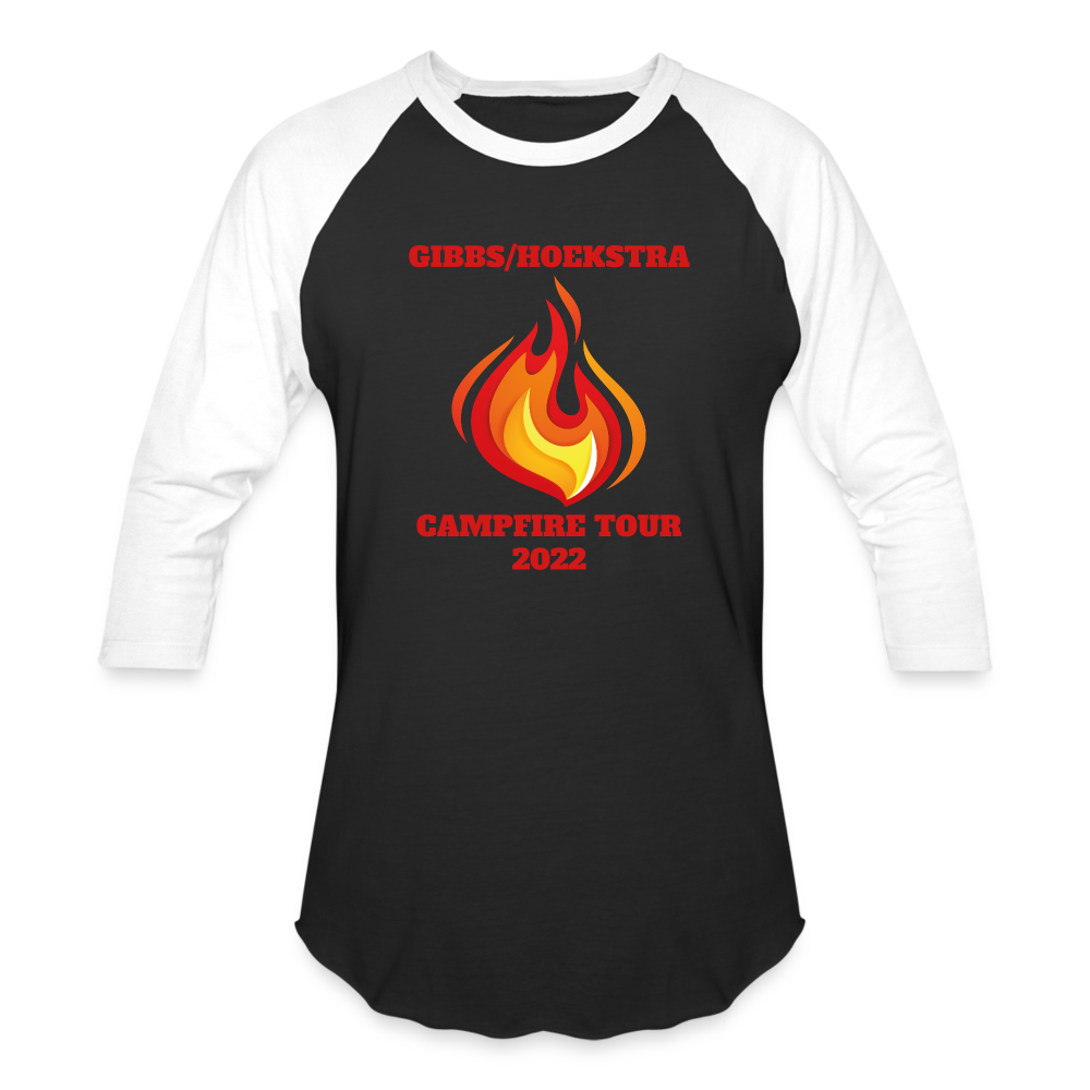 Gibbs/Hoekstra Campfire Baseball T-Shirt - black/white