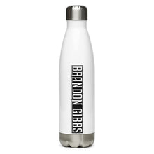 Load image into Gallery viewer, Brandon Gibbs Stainless Steel Water Bottle

